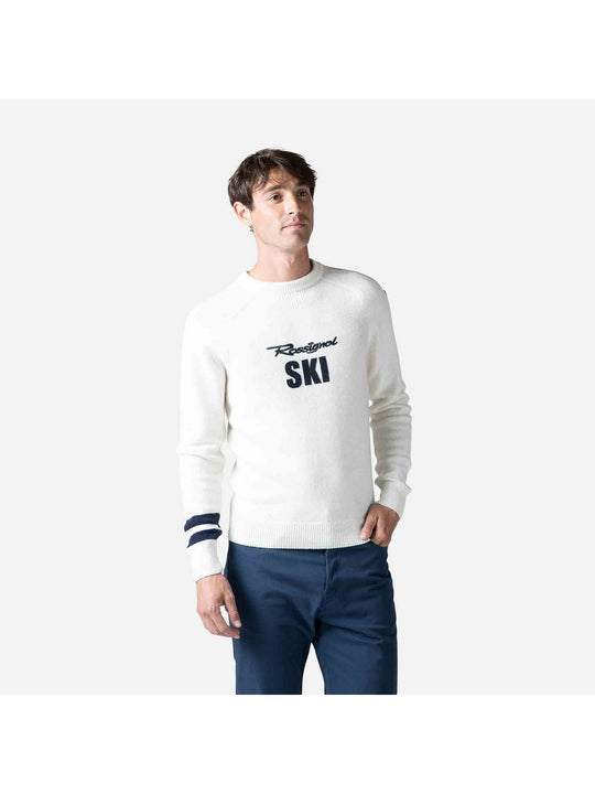 Sweter Rossignol Signature Knit biały - Adventure Sports
