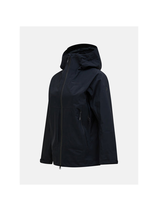 Kurtka PEAK PERFORMANCE W Vislight Gore-Tex C-Knit Jacket czarny
