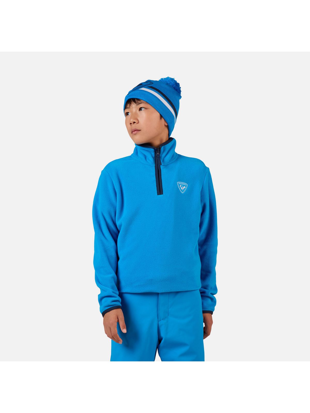 Bluza dziecięca ROSSIGNOL Jr Strawpile Fleece Hz niebieska