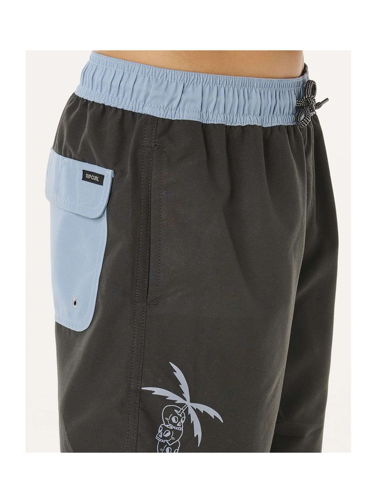 Boardshorty chłopięce RIP CURL Eternal Shred Block Volley-Boy czarne