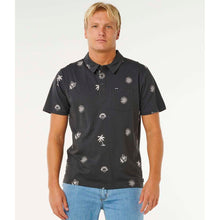 Koszulka męska RIP CURL Sessions Polo czarna
