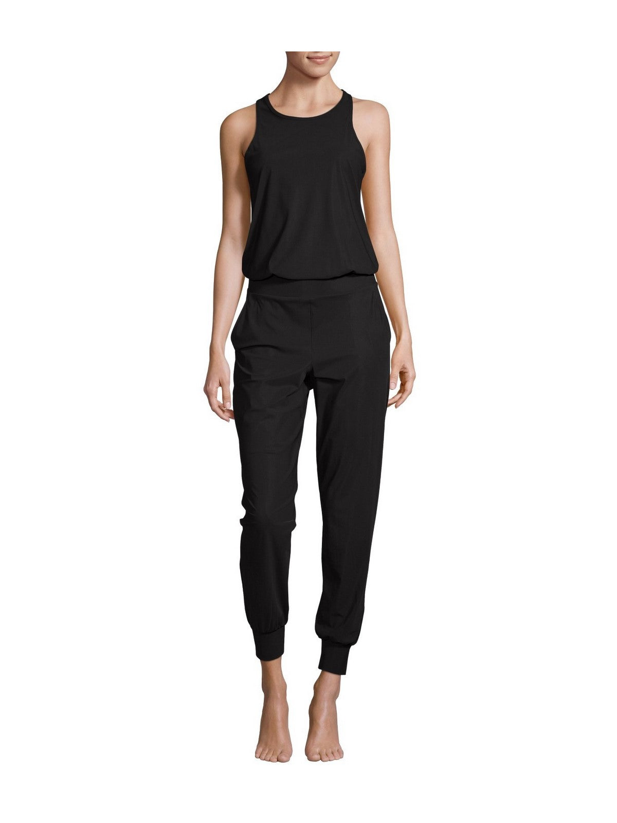 Kombinezon sportowy CASALL Weekend Jumpsuit Racerback czarny - Adventure Sports