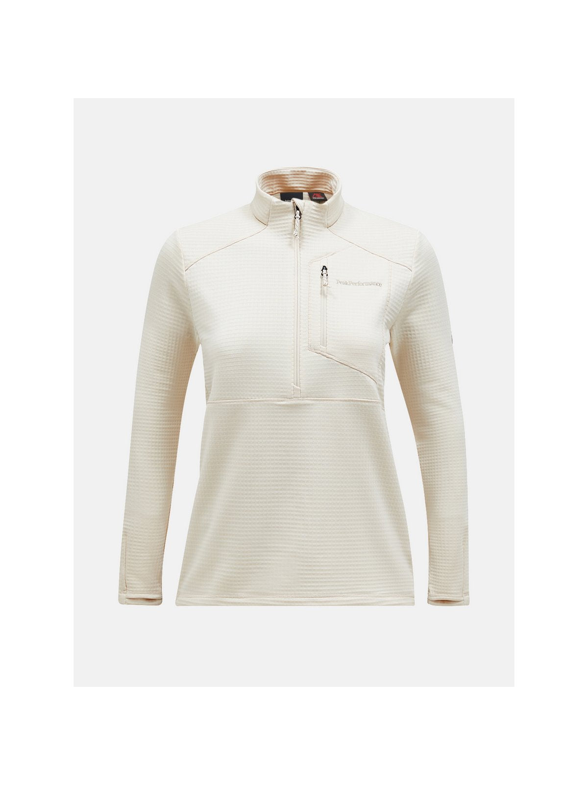 Bluza Peak Performance W Trail Polartec Half Zip beżowy - Adventure Sports