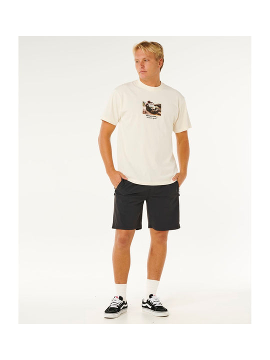 Koszulka męska RIP CURL Search Rig Tee biała
