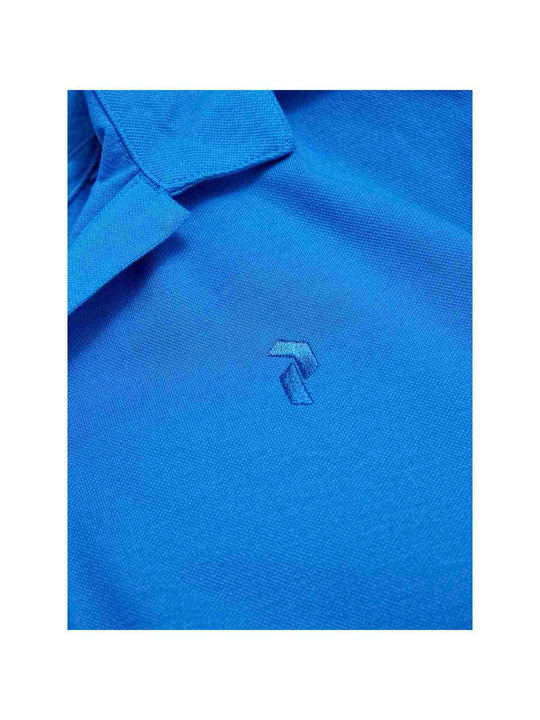 Koszulka PEAK PERFORMANCE Coolmax Cotton Polo Men niebieski - Adventure Sports
