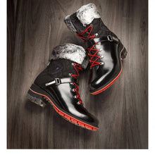 Trzewiki damskie zimowe Rossignol W 1907 Megeve czarny połysk - Buty sportowe - Adventure Sports
