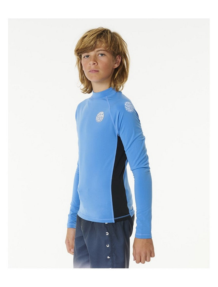 Lycra RIP CURL Icons Uv Brushed L/S-Boy niebieski