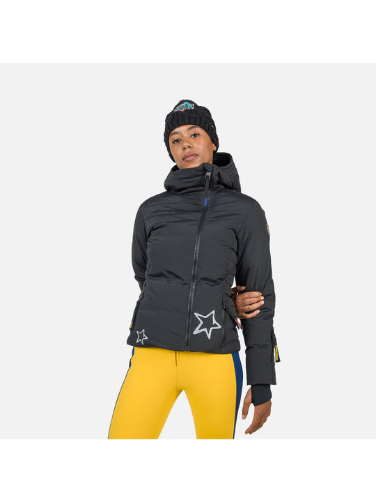 Kurtka Rossignol W Stellar Down Jkt czarny - narciarska - Adventure Sports
