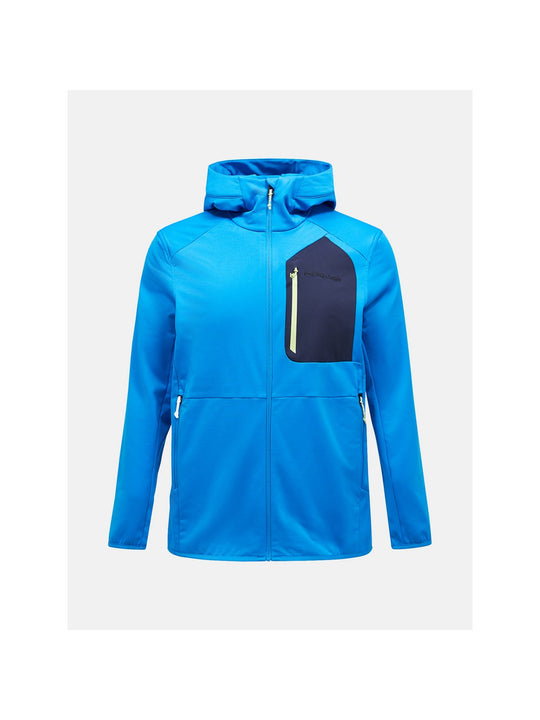 Bluza PEAK PERFORMANCE M Utility Light Zip Hood niebieski - Adventure Sports
