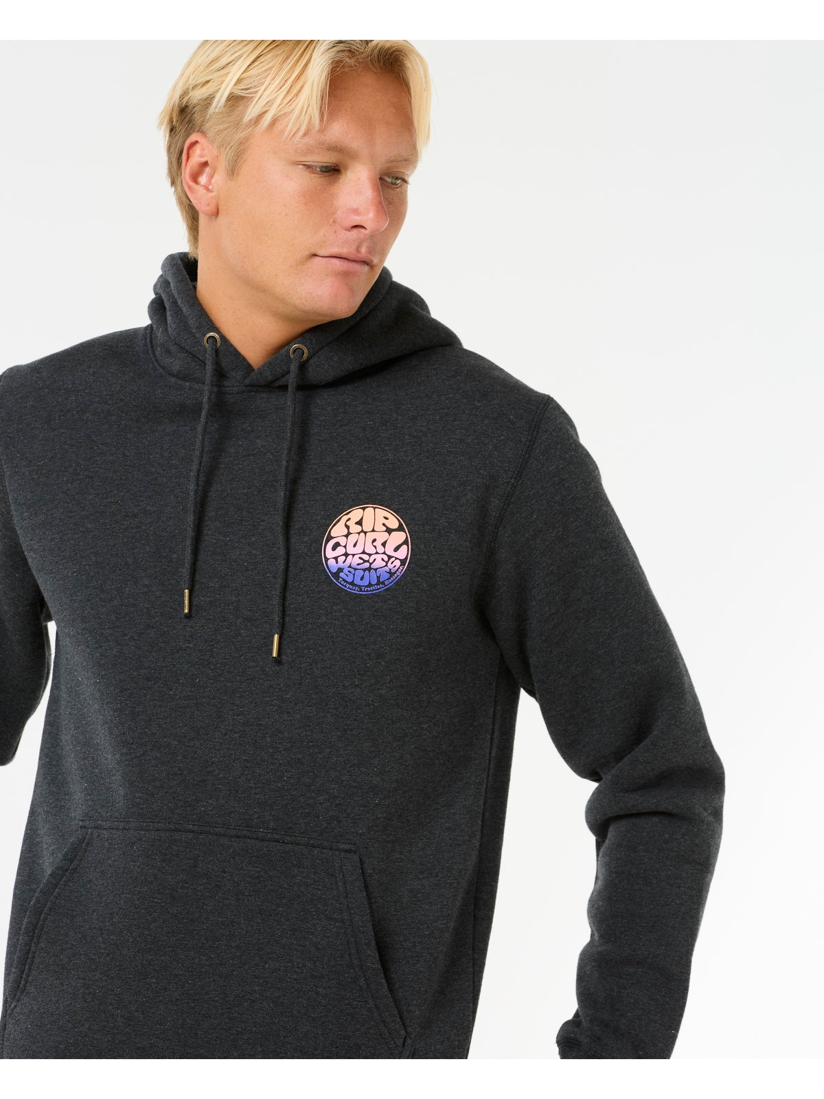 Bluza męska z kapturem RIP CURL Wetsuit Icon Hood czarna
