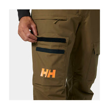 Spodnie narciarskie męskie HELLY HANSEN SOGN BIB CARGO PANT brązowe

