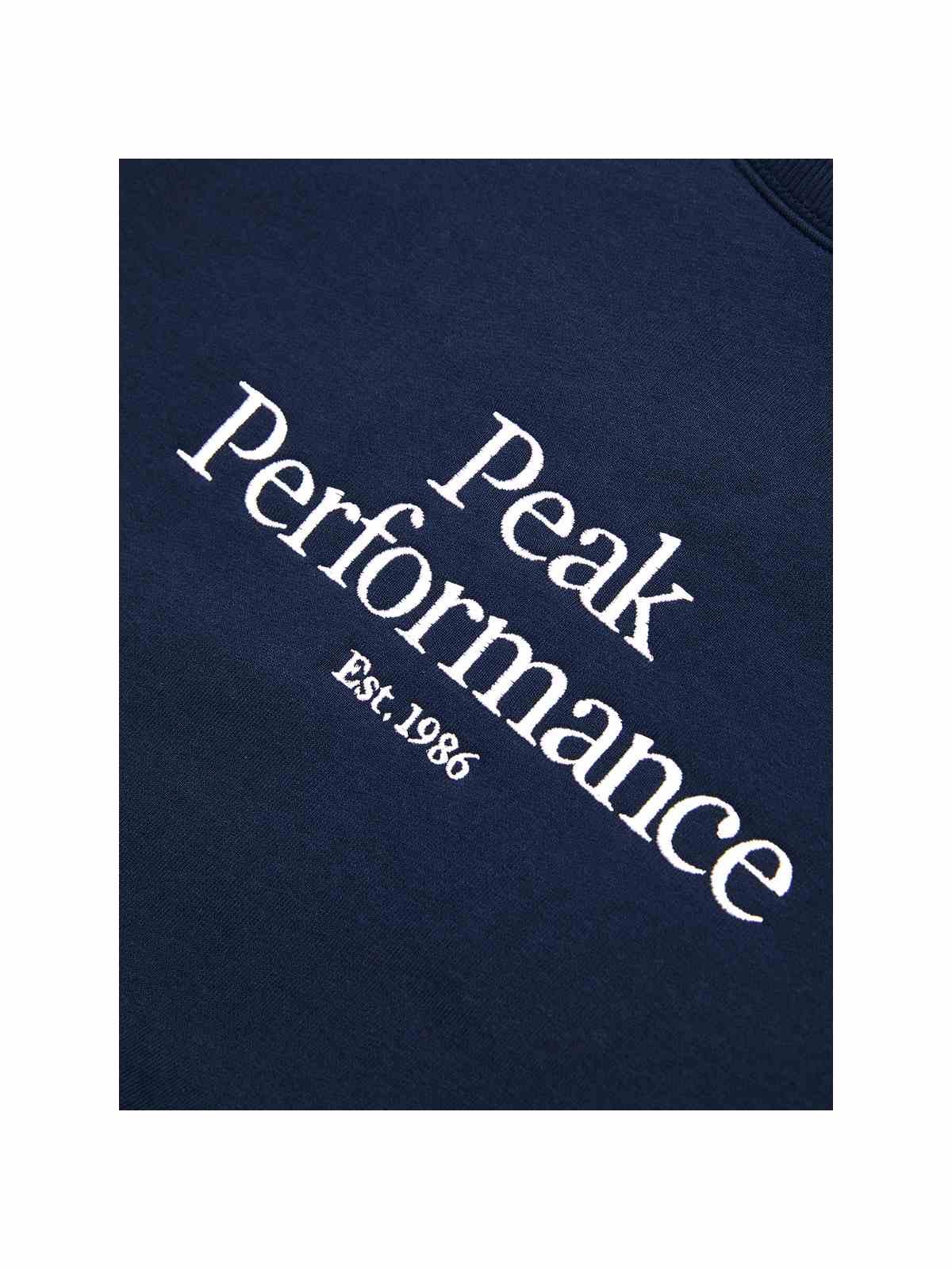 Bluza Peak Performance W Original Crew niebieski - Adventure Sports