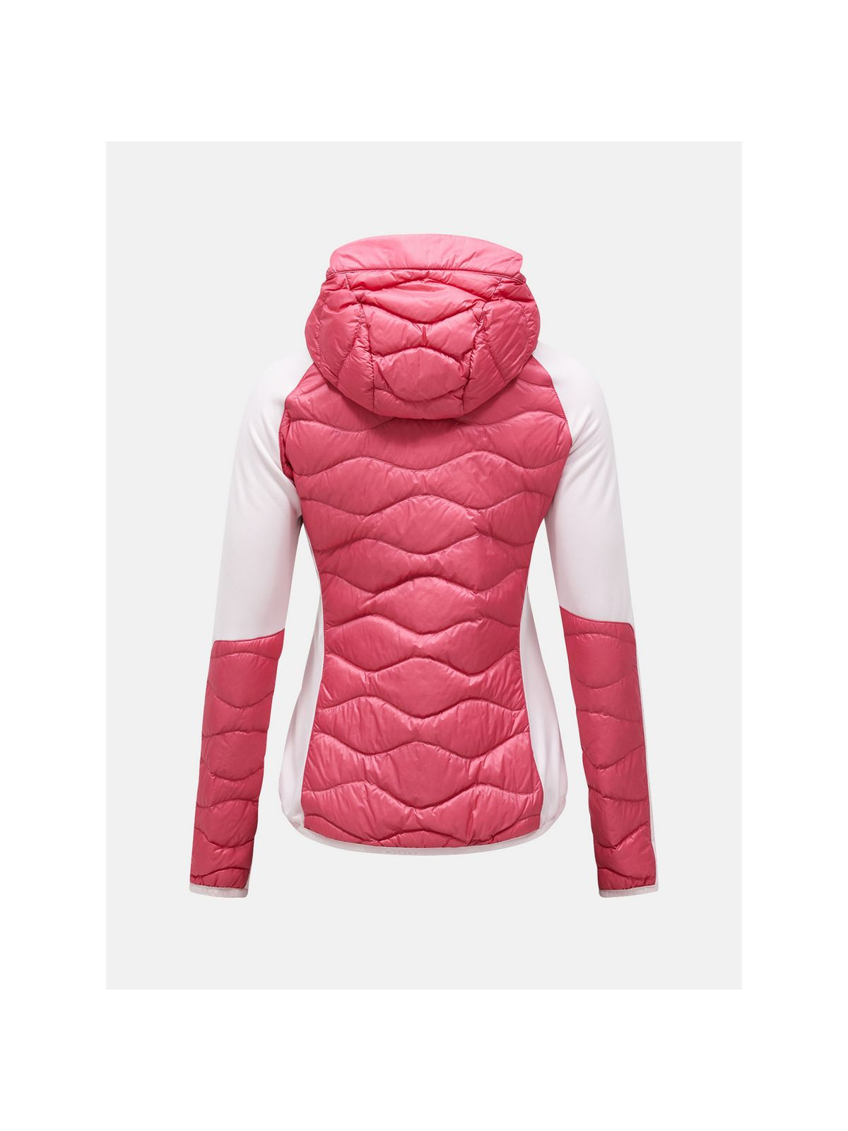 Kurtka puchowa damska PEAK PERFORMANCE Helium Hybrid Down Hood Jacket różowa