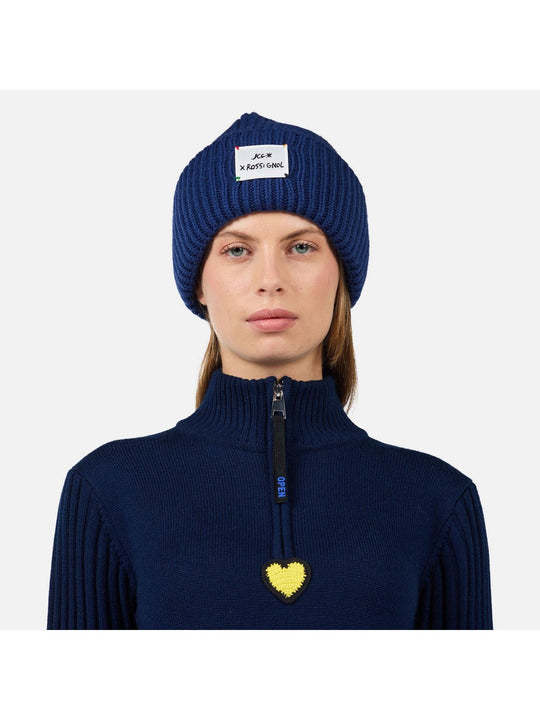 Sweter damski ROSSIGNOL W JCC MERIB HZ niebieski
