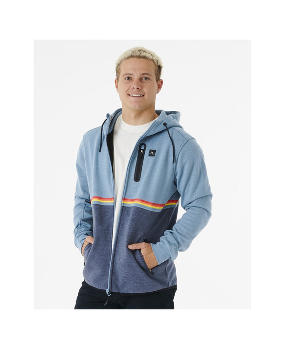 Bluza RIP CURL Anti Series Departed Zip Thr niebieski - Adventure Sports
