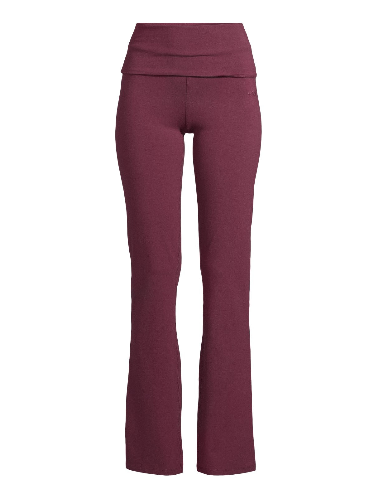 Spodnie damskie CASALL Sublime Folded Flare Pants kolor bordowy