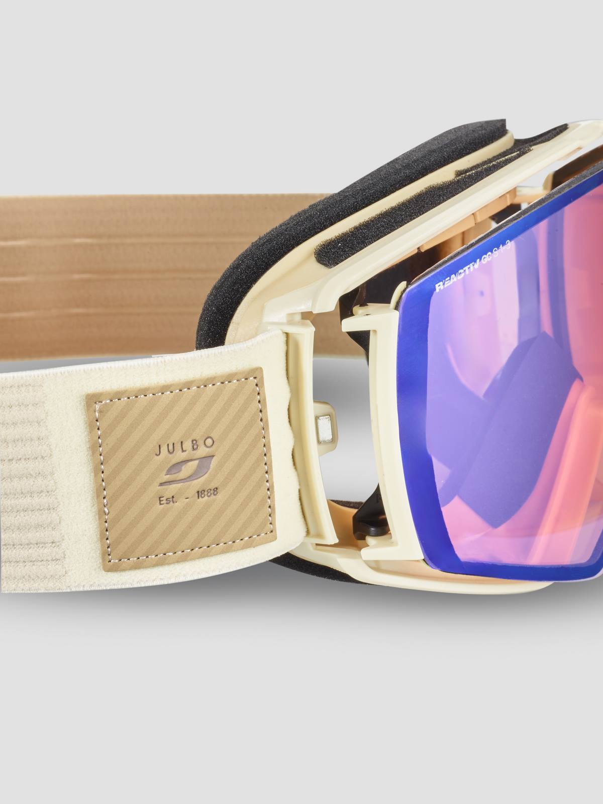 Gogle narciarskie JULBO Launcher beżowy fotochrom Cat 1-3 Glare Control