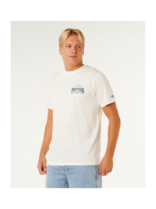 Koszulka męska RIP CURL Meo Peniche Pro 26 Event Tee biała
