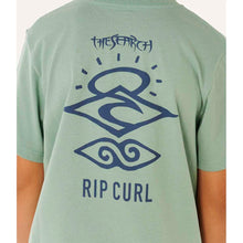 Koszulka chłopięca RIP CURL Search Icon Tee -Boy zielona
