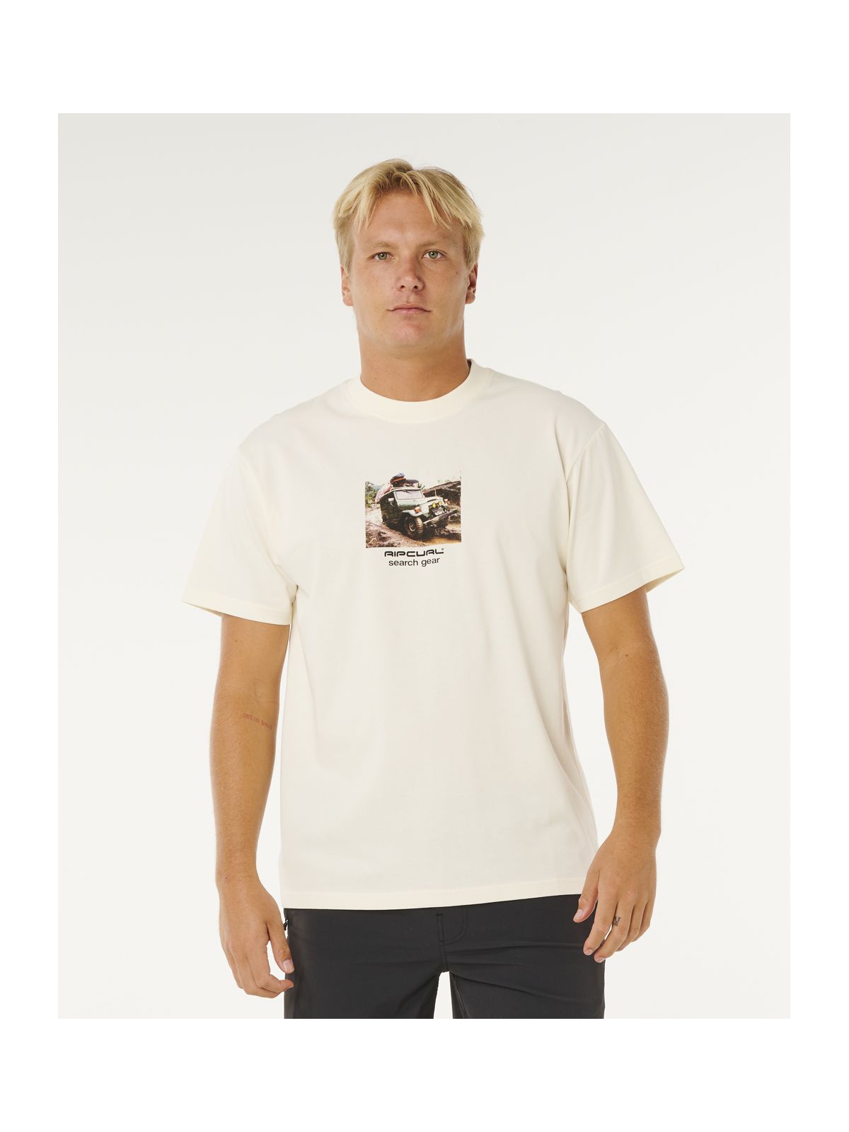 Koszulka męska RIP CURL Search Rig Tee biała