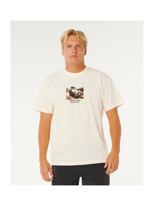 Koszulka męska RIP CURL Search Rig Tee biała
