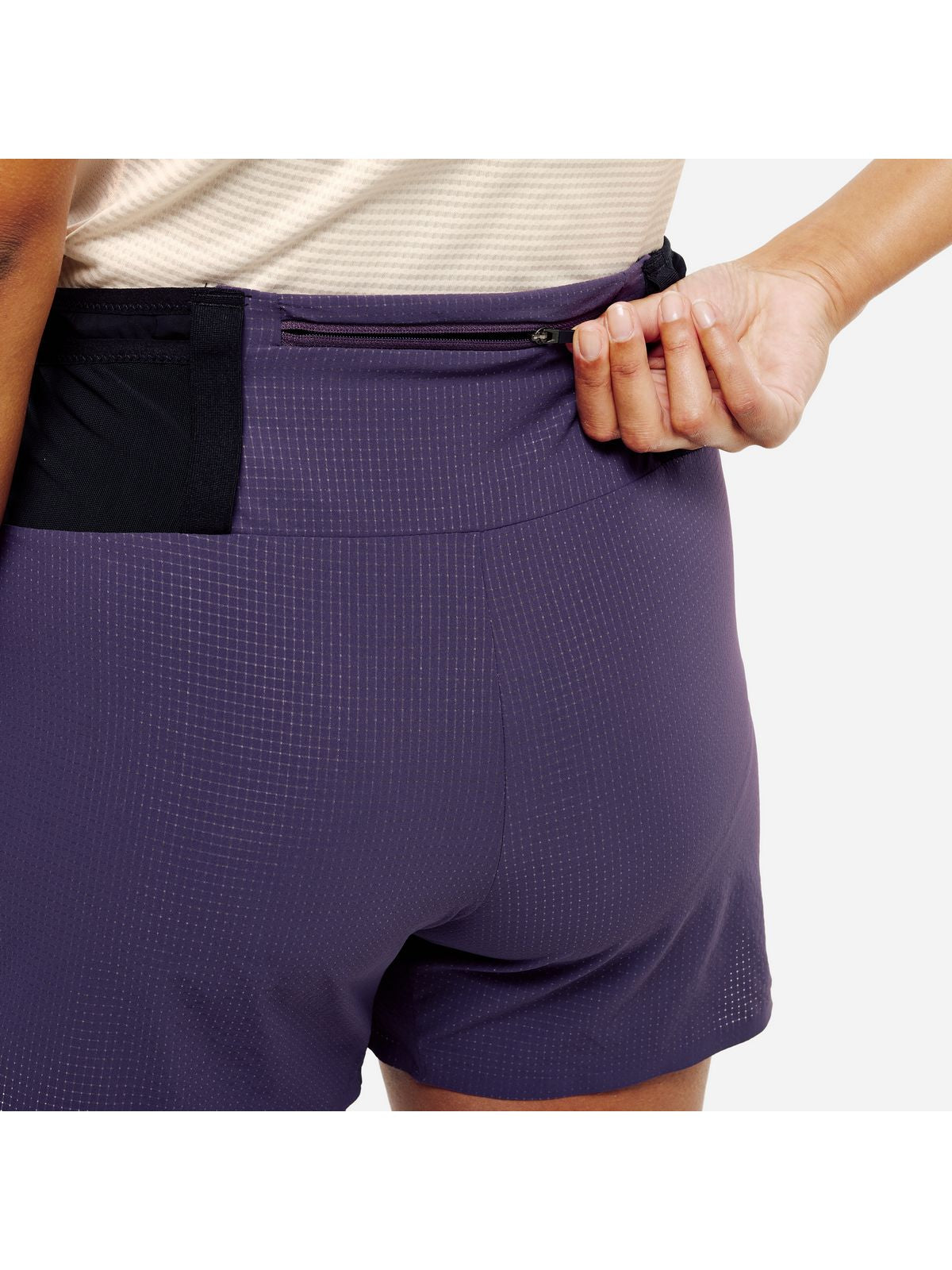 Szorty damskie MILLET Intense Pro Light Sh W 5'' fioletowe śliwkowe