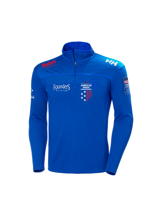 Bluza HELLY HANSEN Am Hp 1/2 Zip Pullover niebieski - Adventure Sports
