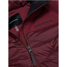 Kurtka narciarska damska PEAK PERFORMANCE Silverchute Helium Down Jacket bordowa

