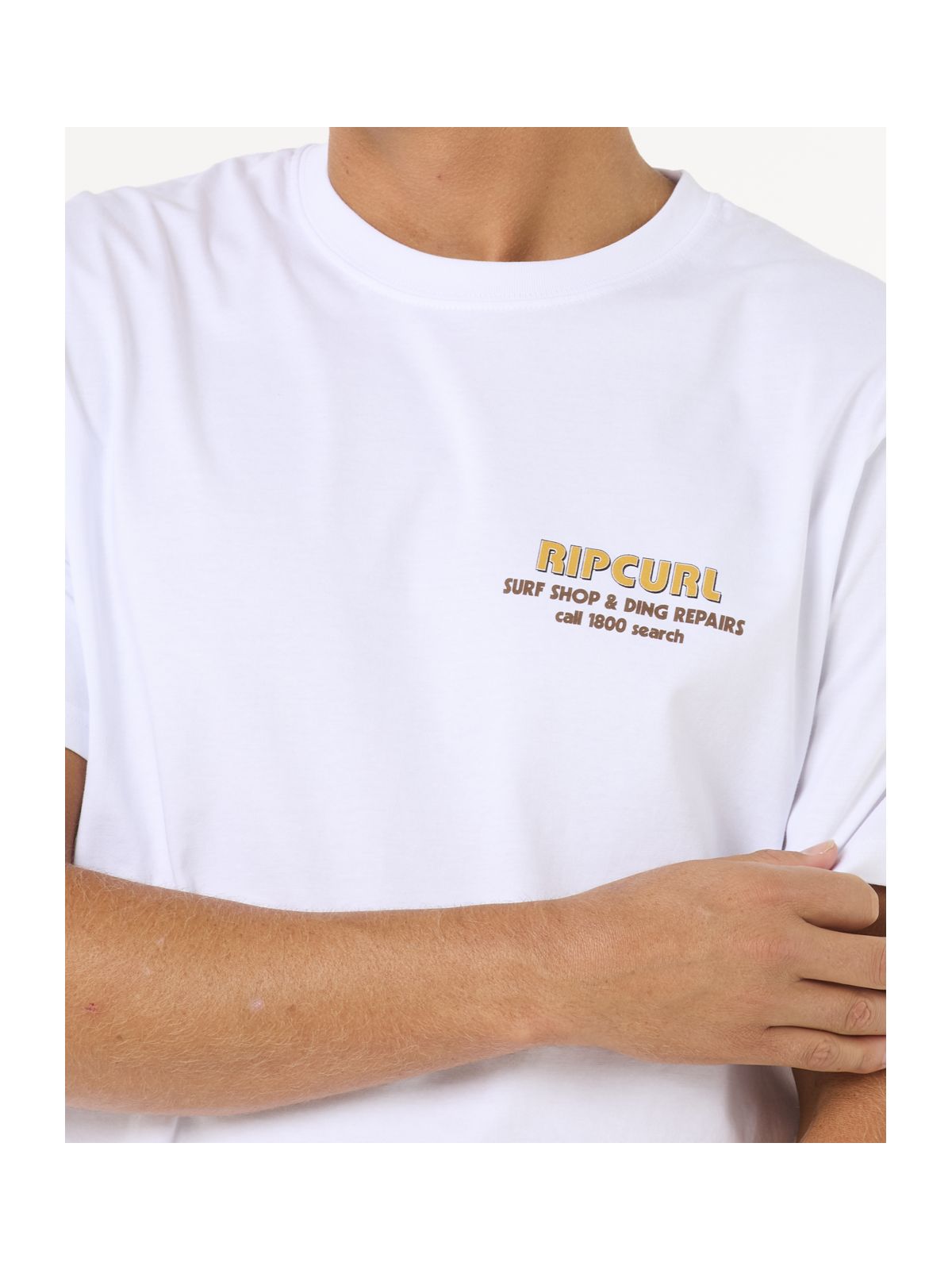Koszulka RIP CURL Surf Revival Ding Repair Tee biały