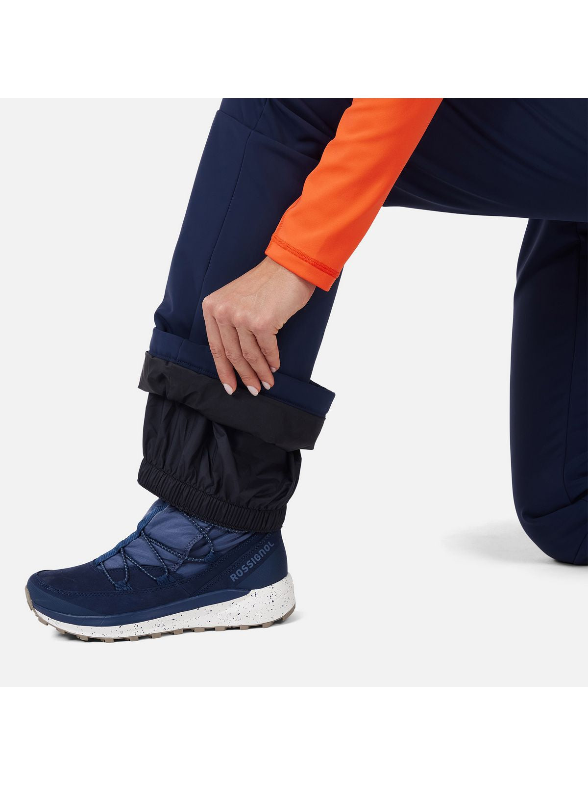 Spodnie narciarskie damskie ROSSIGNOL W Ski Softshell Pant granatowe