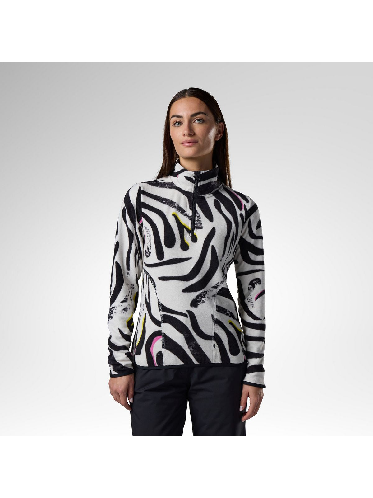 Bluza damska ROSSIGNOL W Quarter Zip Polar Fleece multikolor
