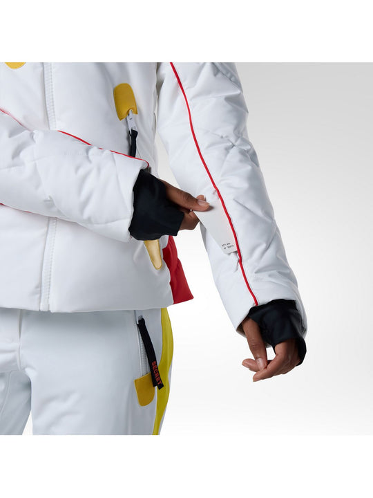 Kurtka narciarska damska ROSSIGNOL W Jcc Valdiz Down Ski Jacket biała

