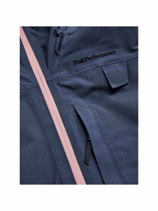 Kurtka narciarska Peak Performance W Flo Alpine Gore-Tex 2L niebieska - Adventure Sports
