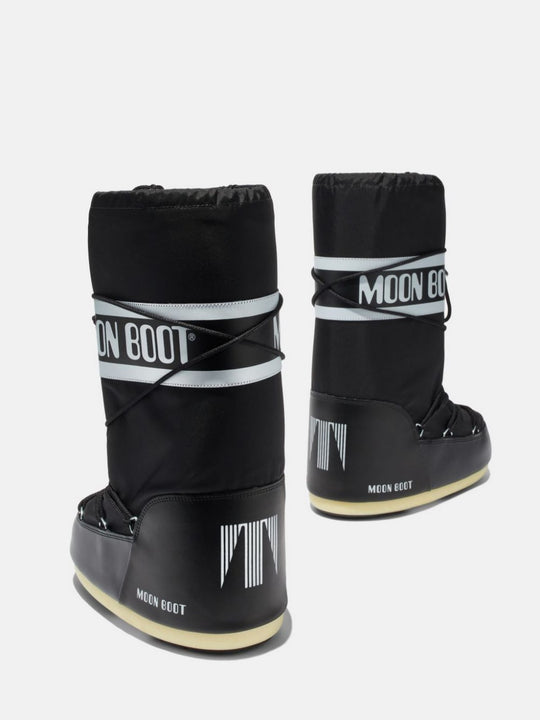 Buty śniegowe juniorskie MOON BOOT Icon Nylon czarne
