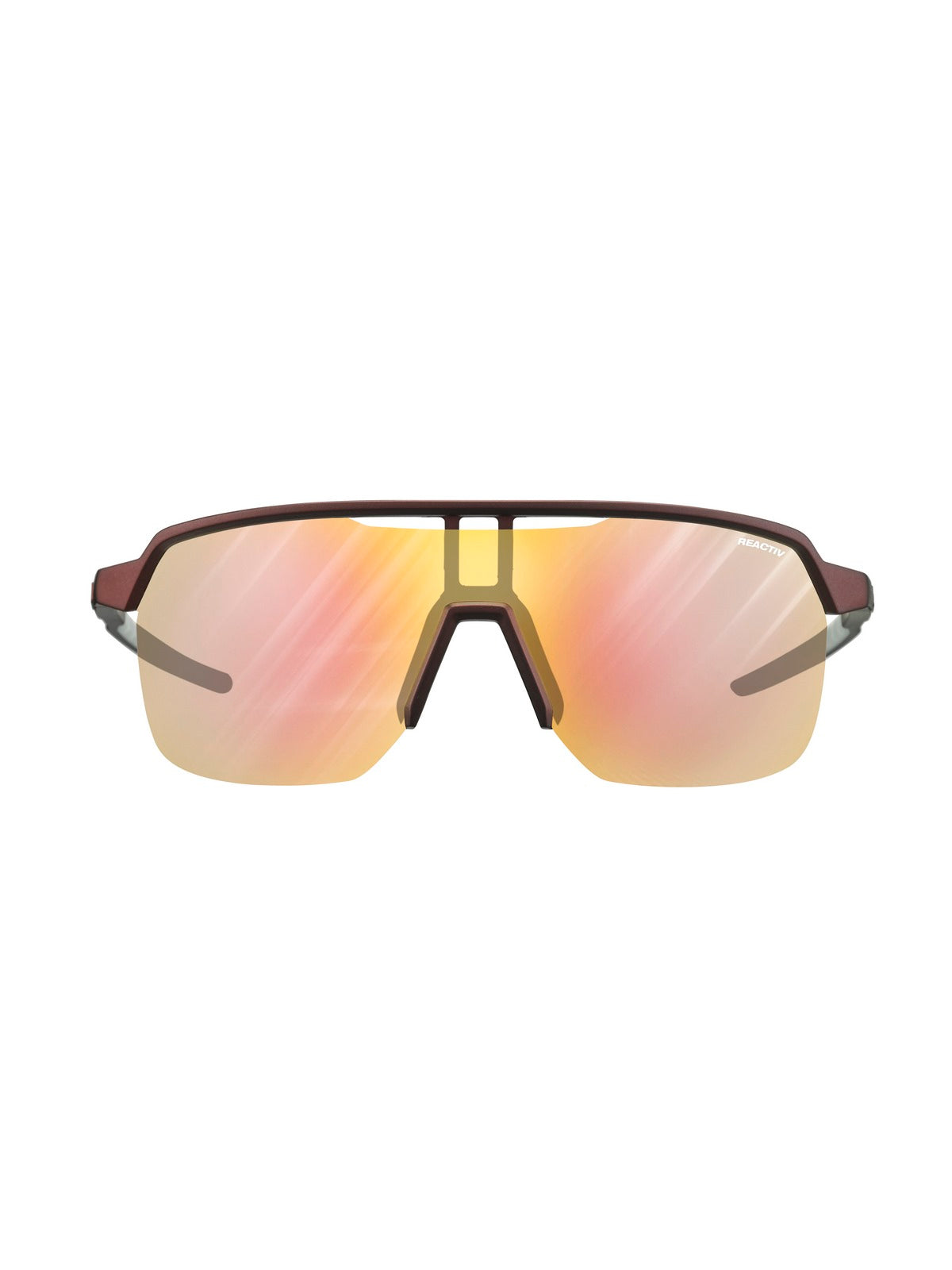 Okulary fotochromowe JULBO FREQUENCY - burgund | Reactiv Light Amplifier cat 1-3 - M - Adventure Sports