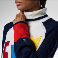 Sweter damski ROSSIGNOL W Jcc Graphic Turtle Neck Swea białe
