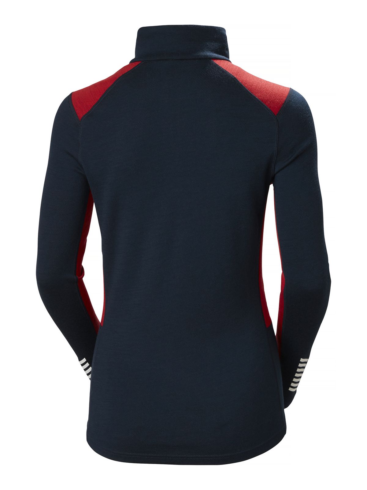 Bielizna termiczna damska HELLY HANSEN W LIFA MERINO MIDW 1/2 ZIP granatowa