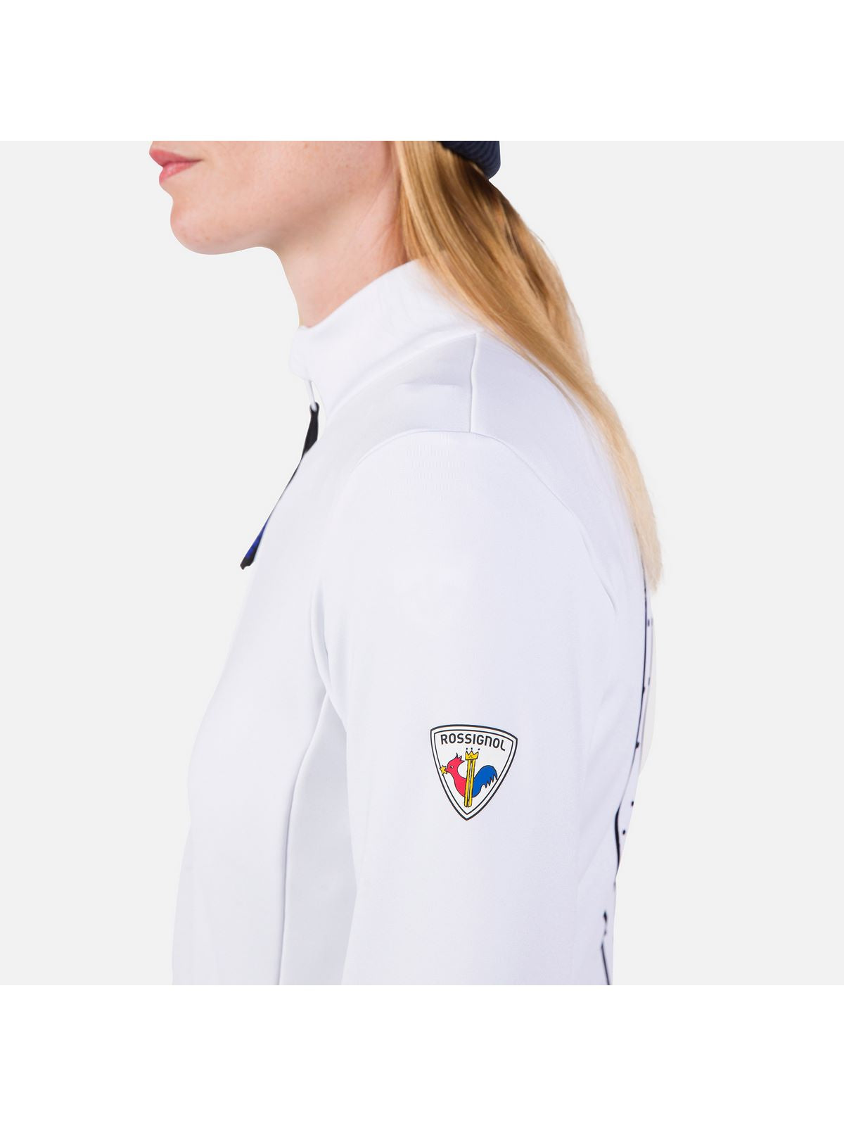Bluza narciarska damska Rossignol W Climi Jkt biała - Adventure Sports