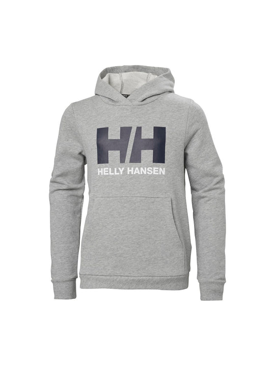 Bluza Helly Hansen Jr HH Logo Hoodie 2.0 szary - Adventure Sports
