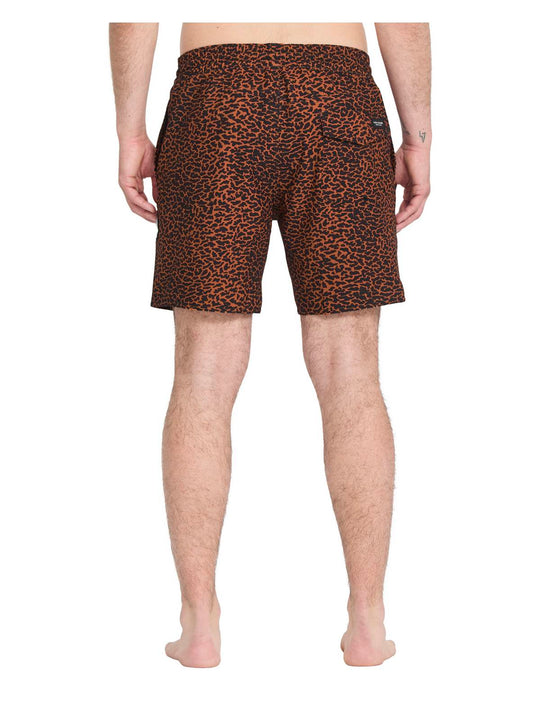 Szorty kąpielowe VOLCOM Melange Trunk 17 brązowy
