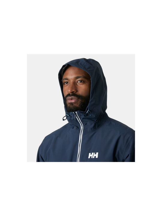 Kurtka męska Przeciwdeszczowa HELLY HANSEN Hilo Rain Jacket granatowa
