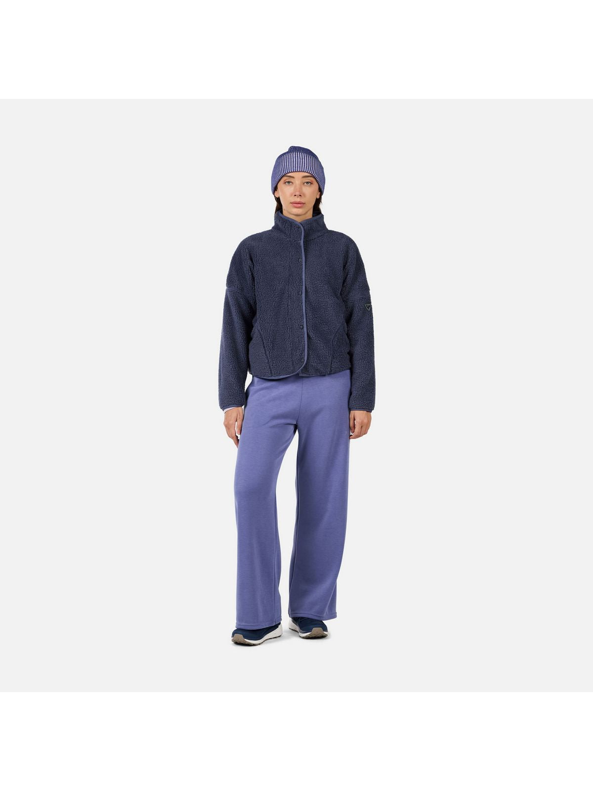 Bluza damska ROSSIGNOL W ALLTRACK SNAP SHERPA JKT niebieska