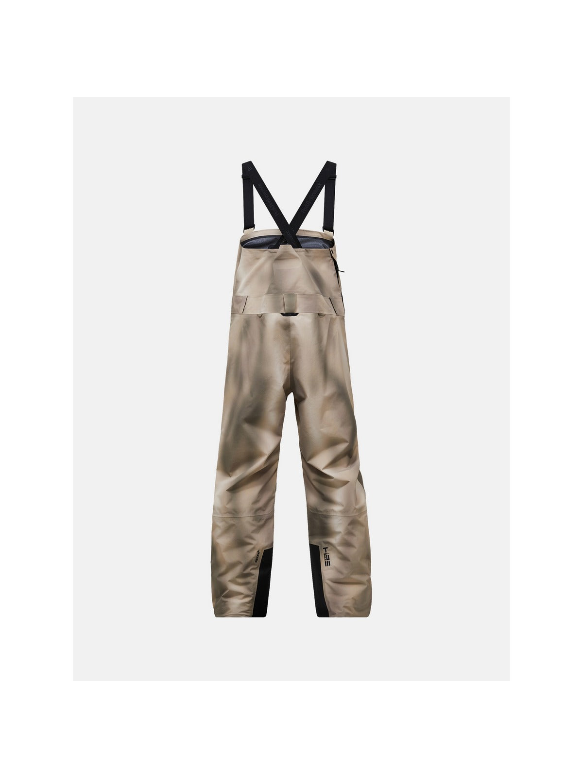 Spodnie narciarskie damskie PEAK PERFORMANCE Edge HIPE 3L AOP Shell Bib Pants beżowe