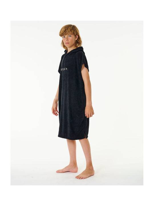 Poncho RIP CURL Brand Hooded Towel Boy czarny - Adventure Sports
