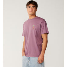 Koszulka męska RIP CURL Pacific Rinse Higgins Tee fioletowa

