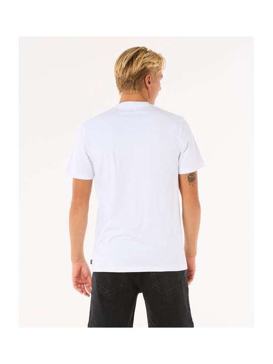 Koszulka męska RIP CURL Big Mumma Icon Tee biała
