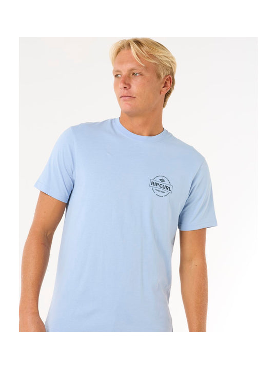 Koszulka męska RIP CURL Staple Tee niebieska
