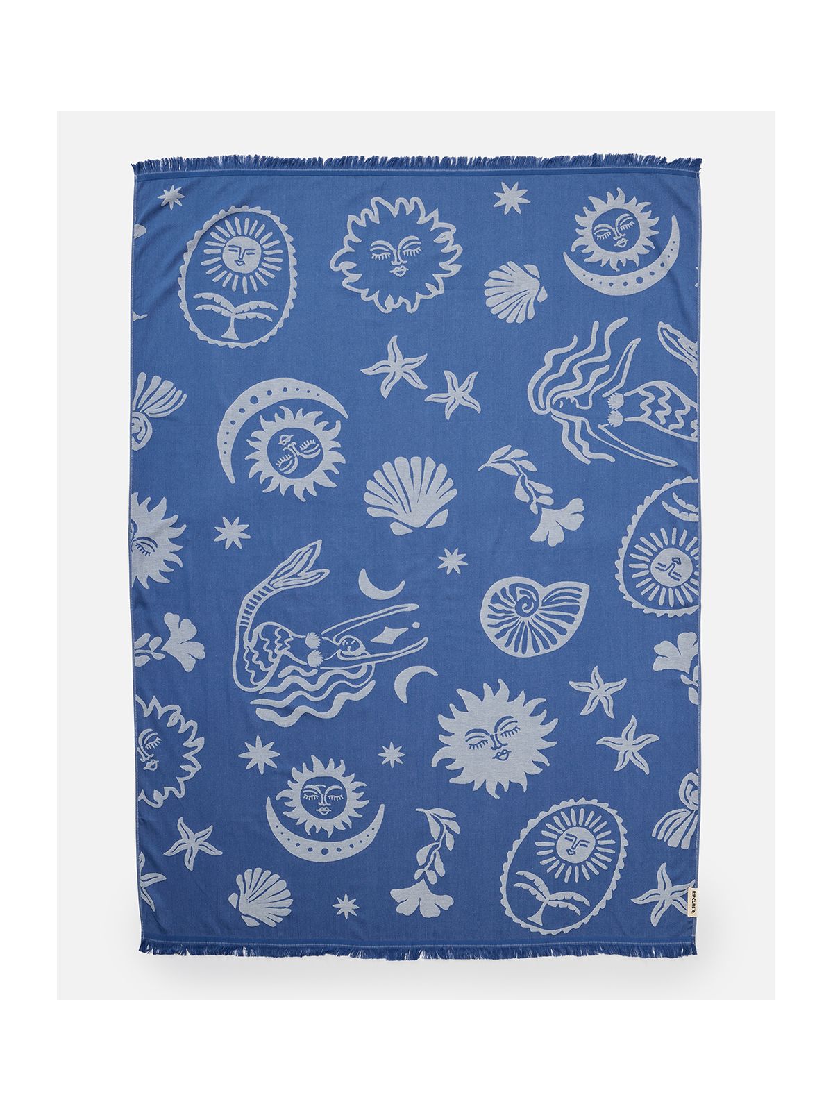 Ponczo damskie RIP CURL Mixed Summer Jumbo Towel granatowe