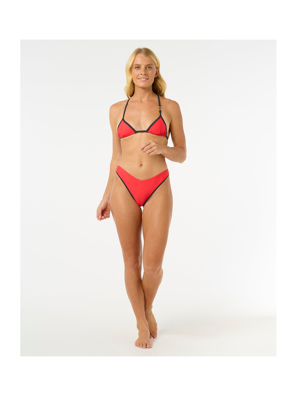 Stanik kąpielowy RIP CURL Pequenino Vv Tri czerwony
