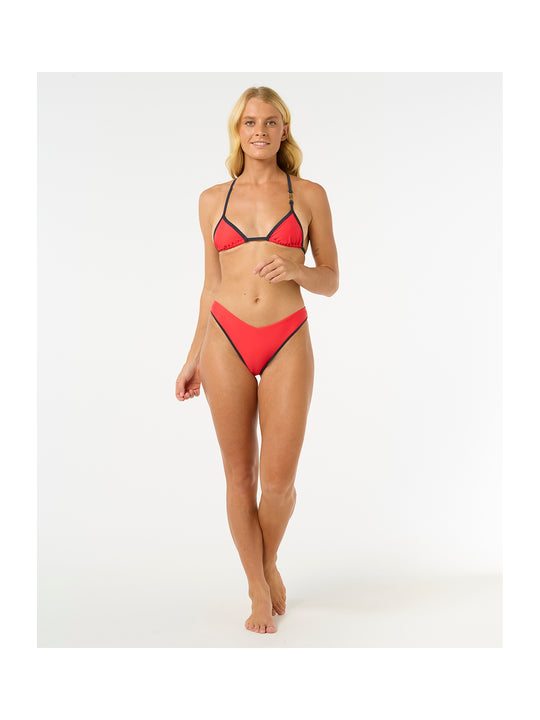 Stanik kąpielowy RIP CURL Pequenino Vv Tri czerwony
